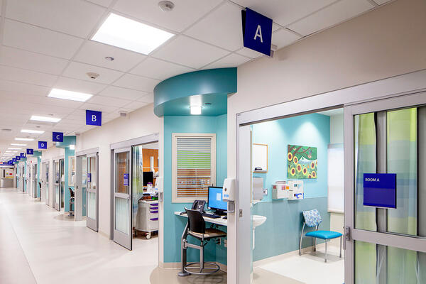 Heathcare Construction Chicago - Lurie Children's Hospital patient recover rooms