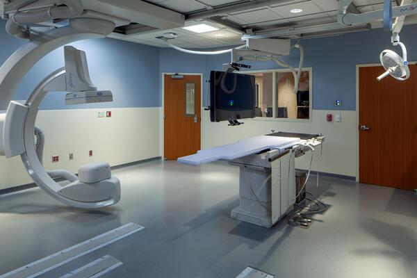 Healthcare Construction Management - Little Company of Mary medical equipment room