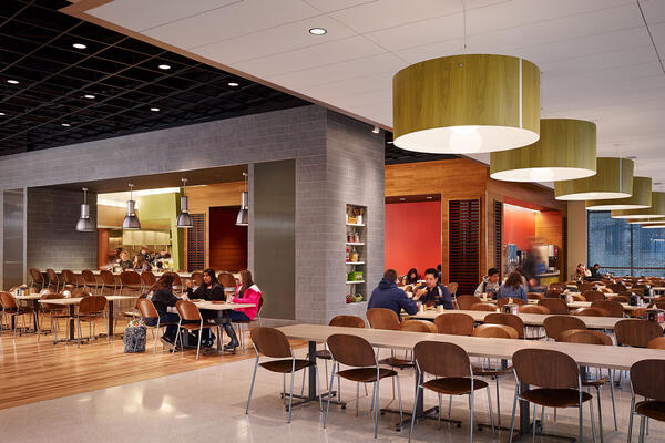 Chicago Campus Construction - Loyola Lakeshore damen dining cafe