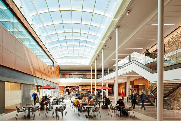 Chicago Campus Construction - Loyola Lakeshore Damen cafeteria