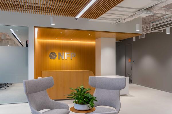 CORPORATE INTERIORS - NFP INTERIOR RECEPTION