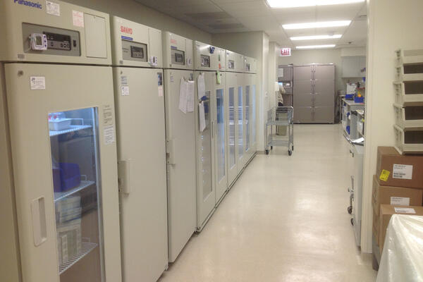 Science Lab Construction - Northshore Simulation Center testing equipment in hallway