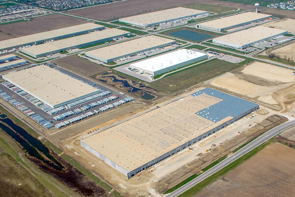Industrial Construction Experts - Pinnacle Business Center aerial campus view