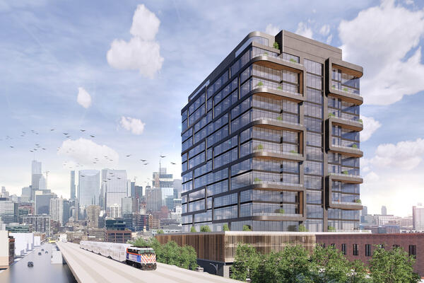 Science Lab Construction Chicago - Fulton Labs Aberdeen exterior rendering