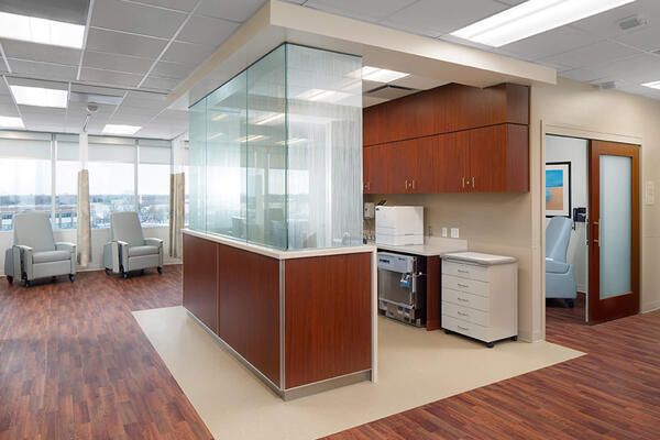 Chicago Healthcare Construction - Northwestern Glenview reception