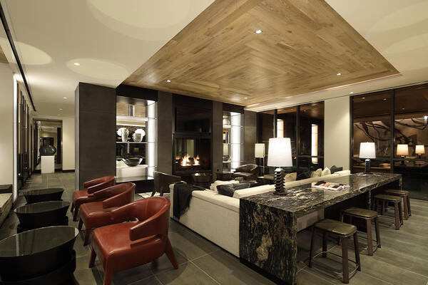 Luxury Apartment Development Chicago - Union West lounge space