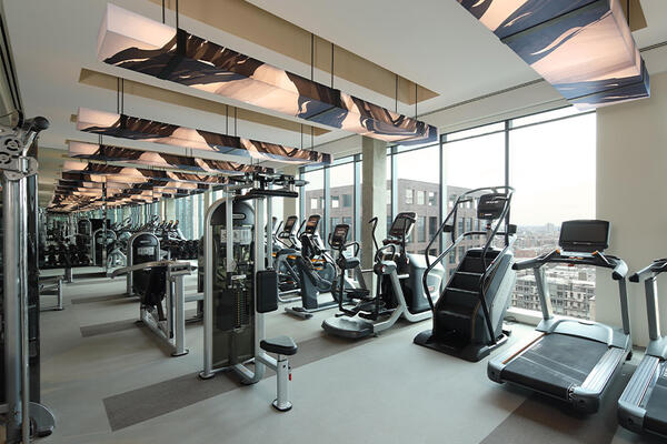 Luxury Apartment Development Chicago - Union West fitness center