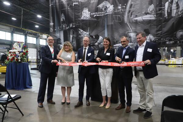 Air France's cargo facility grand opening