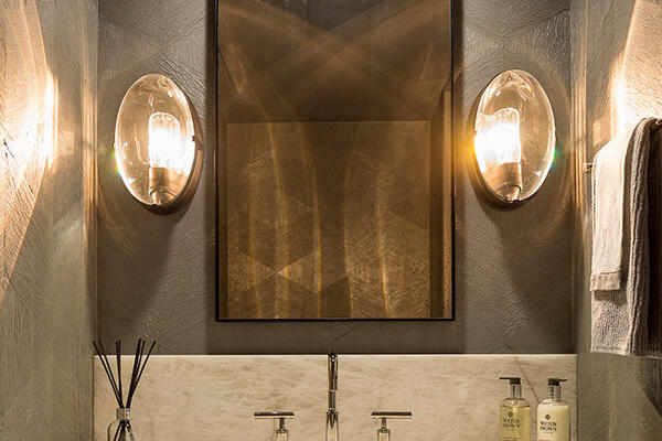 Chicago Luxury Home Builders - One Magnificent Mile bathroom vanity