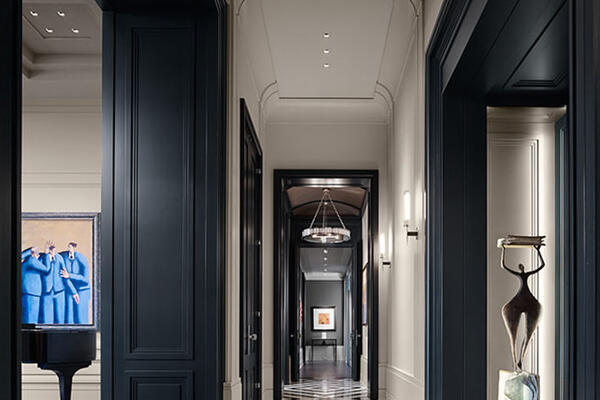 High End Home Builders Chicago - Trump Tower Residences entry and foyer