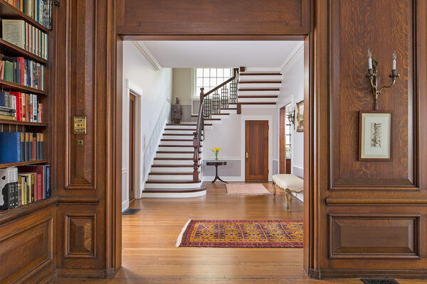 Historic Home Restoration & Renovation - Hyde Park Chicago stairwell