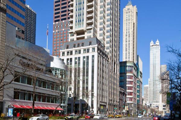 Luxury Condo Construction | Ritz Carlton Residences Chicago exterior full building view