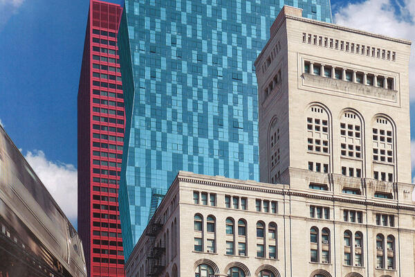 Campus Construction - Roosevelt University Renovation exterior facade