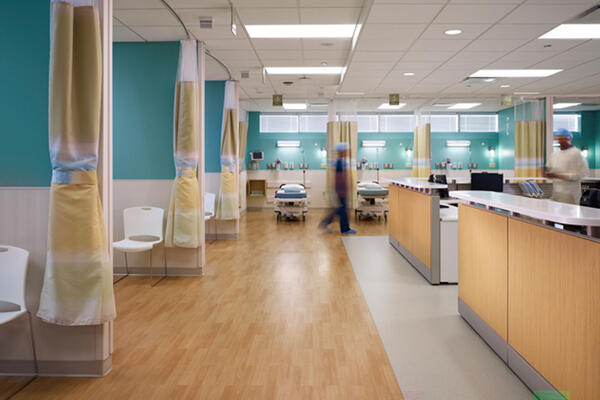 Healthcare Construction Services - Foster Medical Pavilion nurse's station