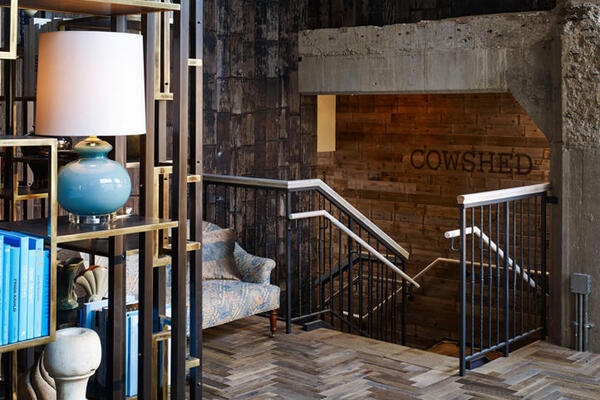 Chicago Hotel Construction - Soho House Chicago Cowshed stairwell