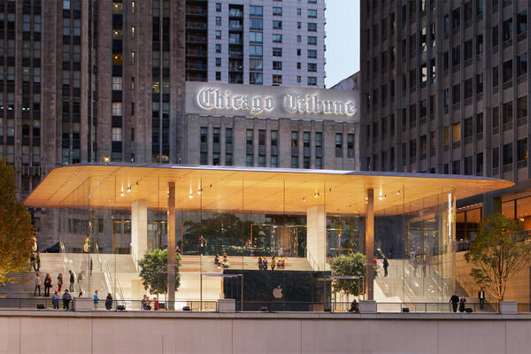 Power Construction Apple Store Michigan Avenue Chicago