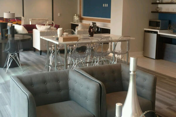 Chicago Luxury Apartment Development - The Main interior communal lounge