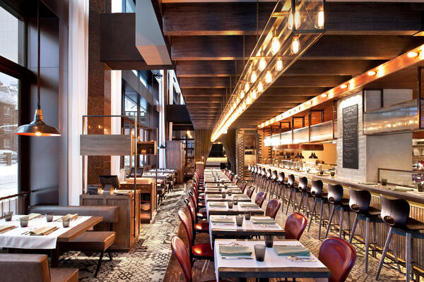 Luxury Restaurant Construction Chicago - Nico Osteria dining room