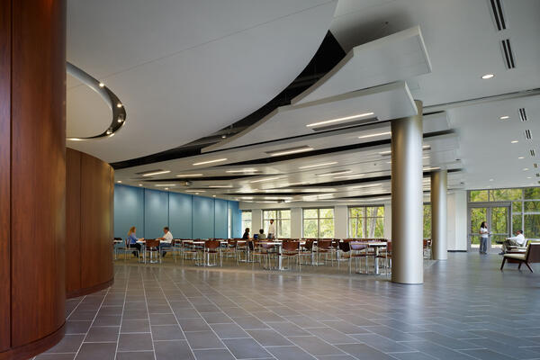 Office Construction & Remodeling - United Methodist HQ cafeteria seating