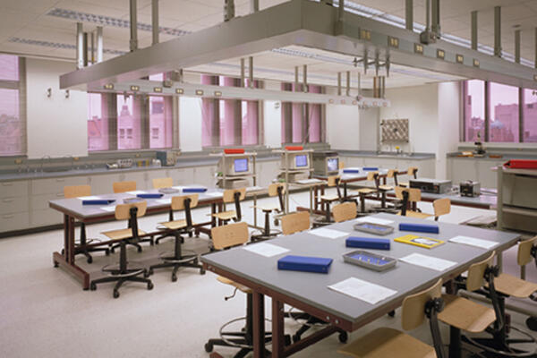 Science Research Lab Construction - University of Chicago lab clean room