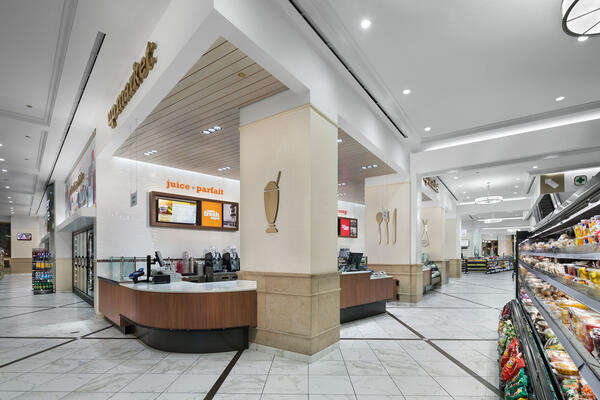 Retail Construction and Renovation - Walgreens at Wrigley interior market and juice bar