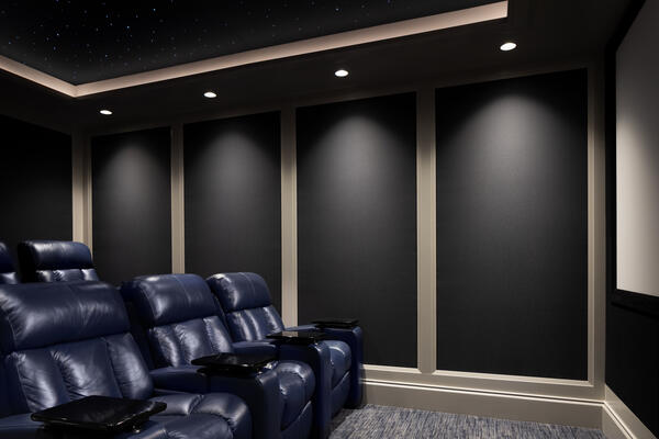 Chicago Luxury Home Builders - 445 E. North Water home theater