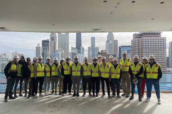 Willowbrook High School students at North Union Power site