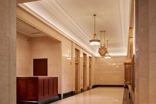 Historic Office Construction & Renovation - Wrigley Building lobby