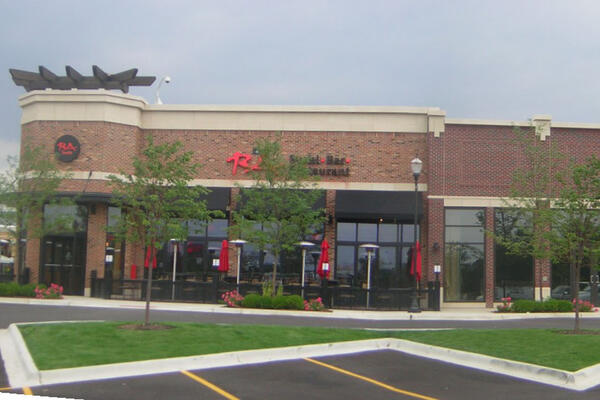 Chicago Retail Construction - Yorktown Center Expansion east court panorama and parking