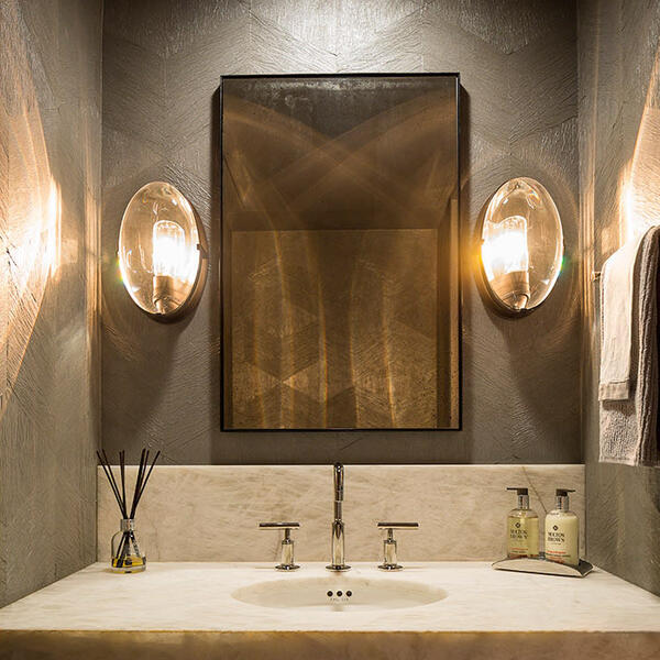 Chicago Luxury Home Builders - One Magnificent Mile bathroom vanity